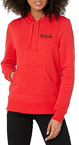 Amazon Essentials Disney | Marvel | Star Wars | Princess Damen Fleece-Kapuzenpulli (in Übergröße erhältlich), Minnie, L