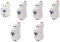 ECI ELETTROFORNITURE KIT CENTRALINO QUADRO GEWISS COMPLETO DI DIFFERENZIALE PURO 25A + 5 MAGNETOTERMICI 1+N