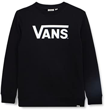 Vans Unisex Kids Sweatshirt Classic Crew, Black, M