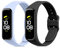 kwmobile 2X Sportarmband kompatibel mit Samsung Galaxy Fit 2 Armband - Fitnesstracker Band Set aus TPU Silikon