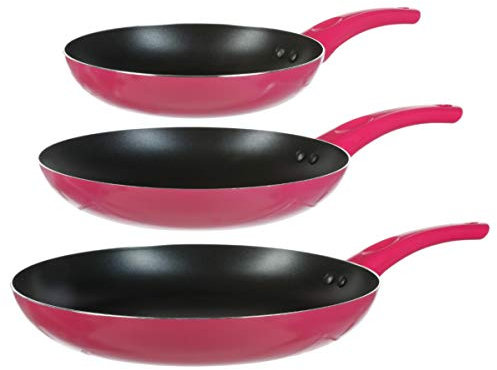 Secret de Gourmet - Lot de 3 poêles en aluminium