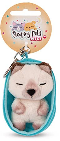 NICI Schlüsselanhänger Sleeping Pets Siam Katze 8cm