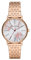 Armani Exchange Orologio da donna, movimento al quarzo a tre lancette, cassa in acciaio inossidabile oro rosa 36 mm con bracciale in acciaio inossidabile, AX5589