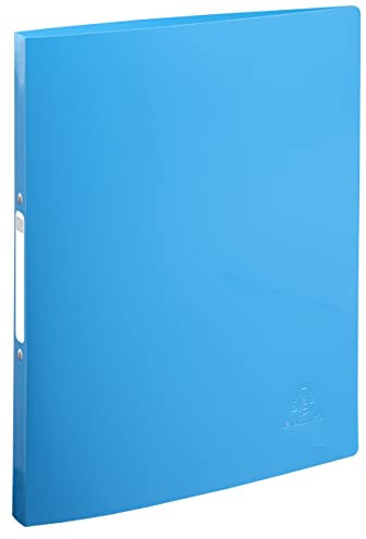 Exacompta 54110E 20er Pack Ringhefter BeeBlue aus flexiblem Recycling-Kunststoff 2 O-Ring-Mechanik DIN A4 Füllhöhe 15 mm Rücken 20 mm farbig sortiert Ringbuch Hefter ideal für Büro und Schule