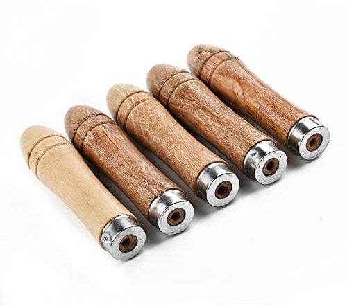HpLive 5 limas de madera con anillo de seguridad de metal para limas de carpintería, 90 mm de longitud, para archivos de 4-6 pulgadas de todas las formas