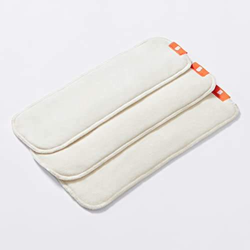 Bambino Mio, Rivoluzionario pannolino riutilizzabile – Daily Boost – Confezione da 3 morbidi inserti per pannolini per una maggiore assorbenza