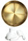 BESTonZON Modell Gold Serviertablett Snackhalter für Küchengeschirr Dekorativer und Mehrzweckteller