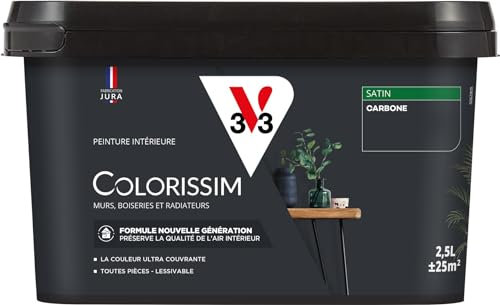 V33 Peinture multi-supports Colorissim® Carbone satin 2,5L