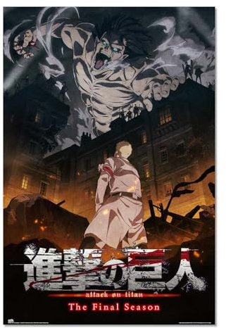 Grupo Erik Poster Attack on Titan Assault Kunstdruck - Deko Wohnzimmer oder Deko Schlafzimmer - Deko Zimmer - Größe 61 x 91 - Offizielle Attack on Titan Assault Fanartikel