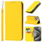 Cavor iPhone 15 Pro Max Case,Flip Genuine Leather Wallet Case,[4 Card Holders][Magnetic Closure][With Lanyard],Protective Phone Cover Case for iPhone 15 Pro Max - Yellow