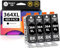 Smart Ink Kompatible Druckerpatronen als Ersatz für HP 364 XL 364XL (4 Schwarz Pack) Patrone hoher Kapazität für HP Photosmart 5520 5510 5524 6520 5515 OfficeJet 4620 4622 DeskJet 3520