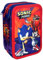 Clondo Astuccio 3 Scomparti 3D Bambini, Per Sonic Prime Fan, Triplo Riempito, 44 Accessori Scuola Elementare Bambino, 3 Zip, 20 Centimetri