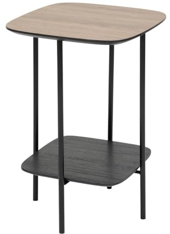 Atmosphera - Beistelltisch 1 Regal hodia schwarz 60x40x40cm