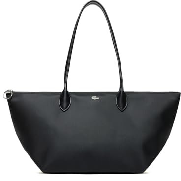 Lacoste Damen Women Shopping Bag Einkaufstasche, Noir