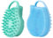 Tycoonest 2 Pcs Dual-Use Silicone Body Scrubber, Exfoliating Body Brush with Face Scalp Shower Scrubber for Men Women, Lather Well for Shower Gel/Soap Wash