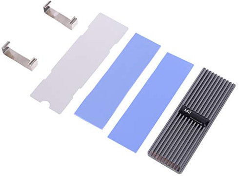 kwoifioy For M.2 SSD NVMe Heat Sink 2280 Hard Disk Aluminum Heatsink Gasket With Thermal Radiator PC Accessories