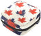 Bolsas de almacenamiento de servilletas sanitarias, bolsa de almohadilla menstrual de hoja de arce de tinta, bolsa de tela Oxford, bolsas de copa menstrual, almohadilla de lactancia, bolsas de tampón