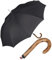 Knirps Herren Stockschirm Regenschirm Long AC - pinestripe Black