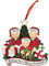 Personalised Christmas Decorations 2024 | Custom Name for Family of 3 | Christmas Tree Ornaments | Personalized Bauble for Family Ornaments (Family of 3)