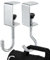 2 Pieces Desk Mount Bag Holder Hook Clamp Stand up Desk Store Clamp-On Under Desk Headphone Hanger Backpack Handbag and Purse Holder Cable Clip Organizer for Table Desk Under Counter