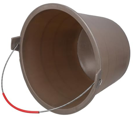 UKCOCO Portable Kunststoff-Eimer Mit Griff Robuster Mörteleimer Für Baustellen Leeres Sand Zementbehältnis Multifunktional Und Praktisch Für Hausgebrauch Und Bauarbeiten