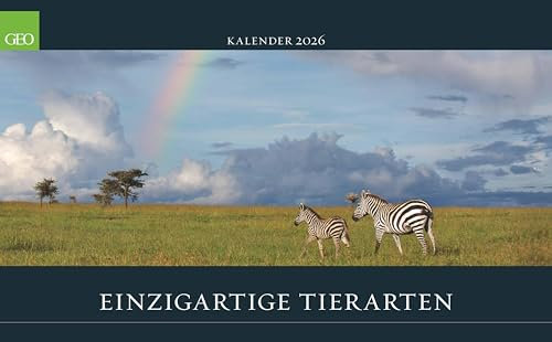 GEO Einzigartige Tierarten 2026 - Wand-Kalender - Tier-Kalender - Poster-Kalender - 58x36