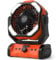 kejector Portable Camping Fan Rechargeable 24000mAh 3-in-1 Battery Powered Fan with LED Lights, USB C, Auto Oscillating Portable for Tents, Travel, BBQ, Fishing, Home, Office, Camper Essentials
