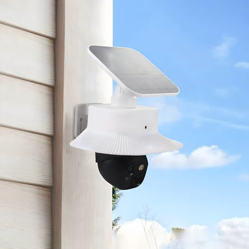 Camera Weatherproof Cover for eufy Security SoloCam S340 - Outdoor Sun Rain Shade Camera Covers, Rain Cover for Eufy S340, Wall Mount Shield for Garden, Garage, and Home Monitoring