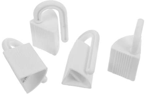 YARNOW Türstopper Mit Kindersicherung 4 Stück-Pack Türklemmenschutz Aus Langlebigem Kunststoff Anti Klapp Türhalter Für Kinder Werkzeuglose Montage Schutz Für Türspalten Zuhause