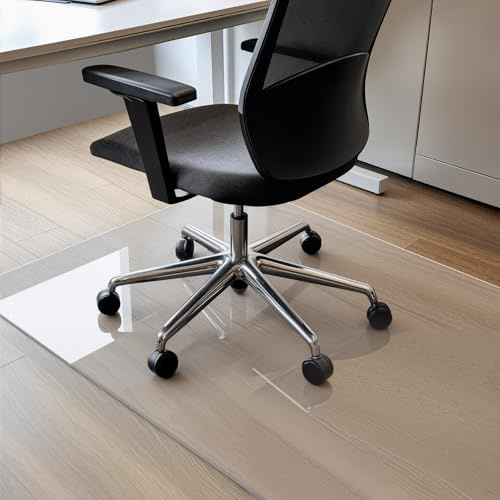 COSYLAND Tappeto Sedia Ufficio Salvapavimento, Trasparente, in PVC