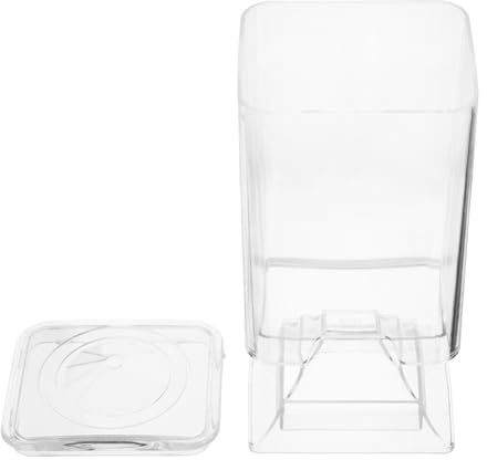 UTHCLO Cotton Pad Holder Plastic Makeup Remover Pad Container Lighthouse-shaped with Dustproof Bottom Compact Design and Versatile Storage for Vanity Countertop for Nail Wipes