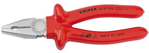 Draper Expert Knipex 21453 Vollisolierte S-Kombizange, 200 mm