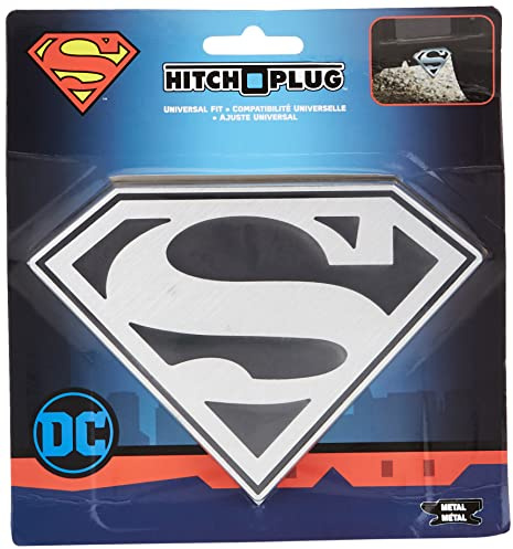 Plasticolor 2225 Billet Aluminium Superman Logo LKW SUV Anhängerkupplung Abdeckung – 5,1 cm und 3,2 cm