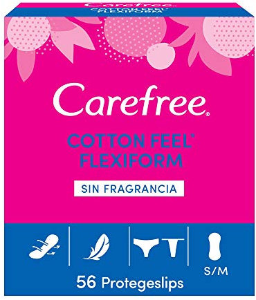 Carefree Slipeinlagen Flexiform White, 58er Packung