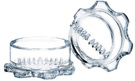 Garlic Twister 3rd Gen - for Garlic/Herb/Nuts, Garlic Press Kitchen Mincer and Grinder, Easy to Clean! (Clear) by NexTrend
