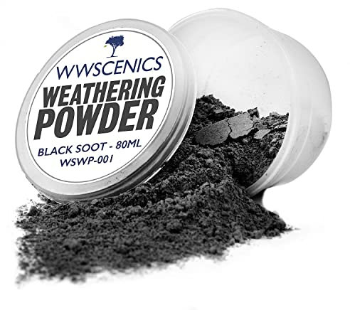 WWScenics | Weathering Powders | Black Soot – WSWP-001-80ml Age 14+