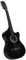 vidaXL Westerngitarre Cutaway mit 6 Saiten Schwarz 38 Western Akustikgitarre Gitarre Konzertgitarre Saiteninstrument Musikinstrument