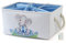 OYHOMO Aufbewahrungskorb Kinder Aufbewahrungsbox Faltbare Aufbewahrungskiste mit Kordelzug Spielzeugkisten für Kinderzimmer Organizer, Blau Elefant
