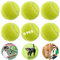 Tennis Ball 6 Stück Gelbe Übungsbälle Tennisball Set Pet Tennis Balls Bälle Tennis Gummi Hochelastische Strapazierfähiger Gelbem Für Tennis-Unterricht Training Ballmaschinen Und Auch Als Spielgerät