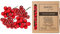 Weihnachtskugeln am Draht Glas 2cm x 144 Stück Spiegelbeeren in Kartonbox rot Merry Red