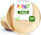 FOOGO Green 200pcs Disposable Palm Leaf Plates, 7(18cm) Small Round for Desserts, Eco Friendly Biodegradable Compostable Like Wooden, Bamboo, Paper Plates for Hot Food, Picnic Wedding Parties