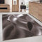Carpettex Teppich Wohnzimmer Kurzflor 280 x 370 cm Braun Modern Abstrakt Wellen Design -Teppich Schlafzimmer Flauschig Weich Waschbar Küchenteppich Teppich Esszimmer Kinderzimmer Wohnzimmerteppich
