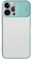 case&me cover trasparente con protezione totale per fotocamera, iPhone 11 Pro, protezione fotocamera rimovibile, azzurro