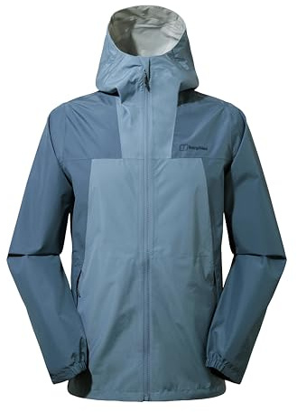 Berghaus Deluge Pro 3.0 Veste pour homme - Soft Slate/Trooper, XS, bleu, XS