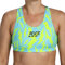 Zoot Damen LTD Triathlon Sport-BH Racerback High Performance Tri Sport-BH für Schwimmen, Fahrrad, Laufen & UPF 50+ Stoff, Electric, X-Large