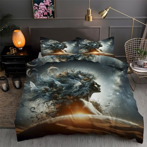 Kinder Bettwäsche Set SchöN Bettwäsche 135x200 cm Jungen Bettbezug für Mädchen Kids Microfaser Himmlische Qualität Betten Set mit 1 Kissenbezug 80x80cm Einzelbett 2