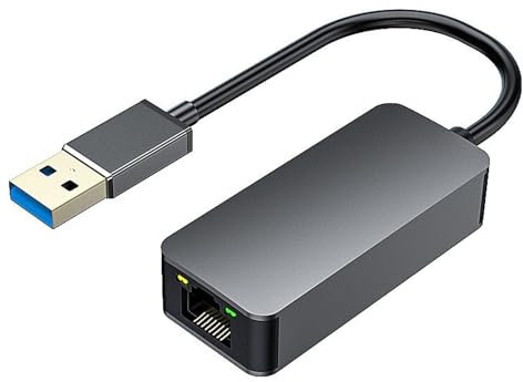 Adaptador USB a Ethernet 2.5G, Adaptador Ethernet Portátil USB 3.0 a RJ45, Adaptador LAN Gigabit para OS X, Linux