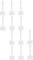 MAGICLULU 12 Stück Zahnpasta Roll Quetscher Zahnpasta Quetscher Set Edelstahl Zahnpasta Quetscher Manueller Zahnpasta Tuben Quetscher Zahnpasta Extruder