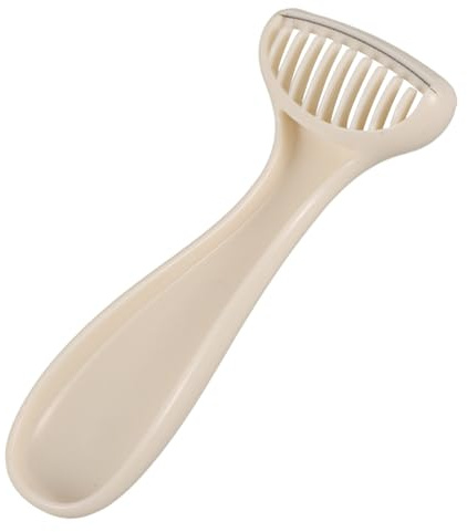 Manueller Körperhaarrasierer für Frauen, Achseln und Beine, Beige | Abs und Edelstahl, Sanftes Peeling, Glatte Haut, Handlich, Robust, für Tägliche Haarentfernung und Reise