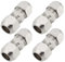 Create idea 4 Pezzi 10 Mm Raccordo A Compressione In Rame Tubo Dritto Raccordo A Compressione Per Tubi Idraulici Tubi Di Raffreddamento Sistema Di Alimentazione 10x36,5 Mm Argento